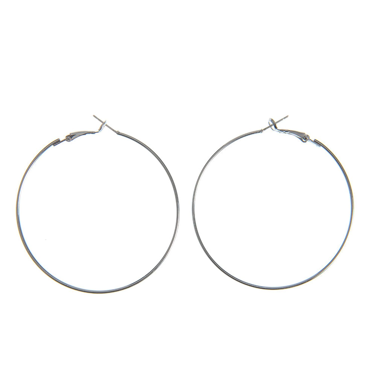 Cercei hoop 60mm fotografia produsului