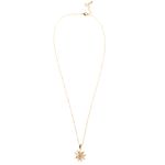 Colier cu pandantiv floare aurie fotografia produsului