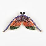 Brosa insecta cu pietre multicolore fotografia produsului