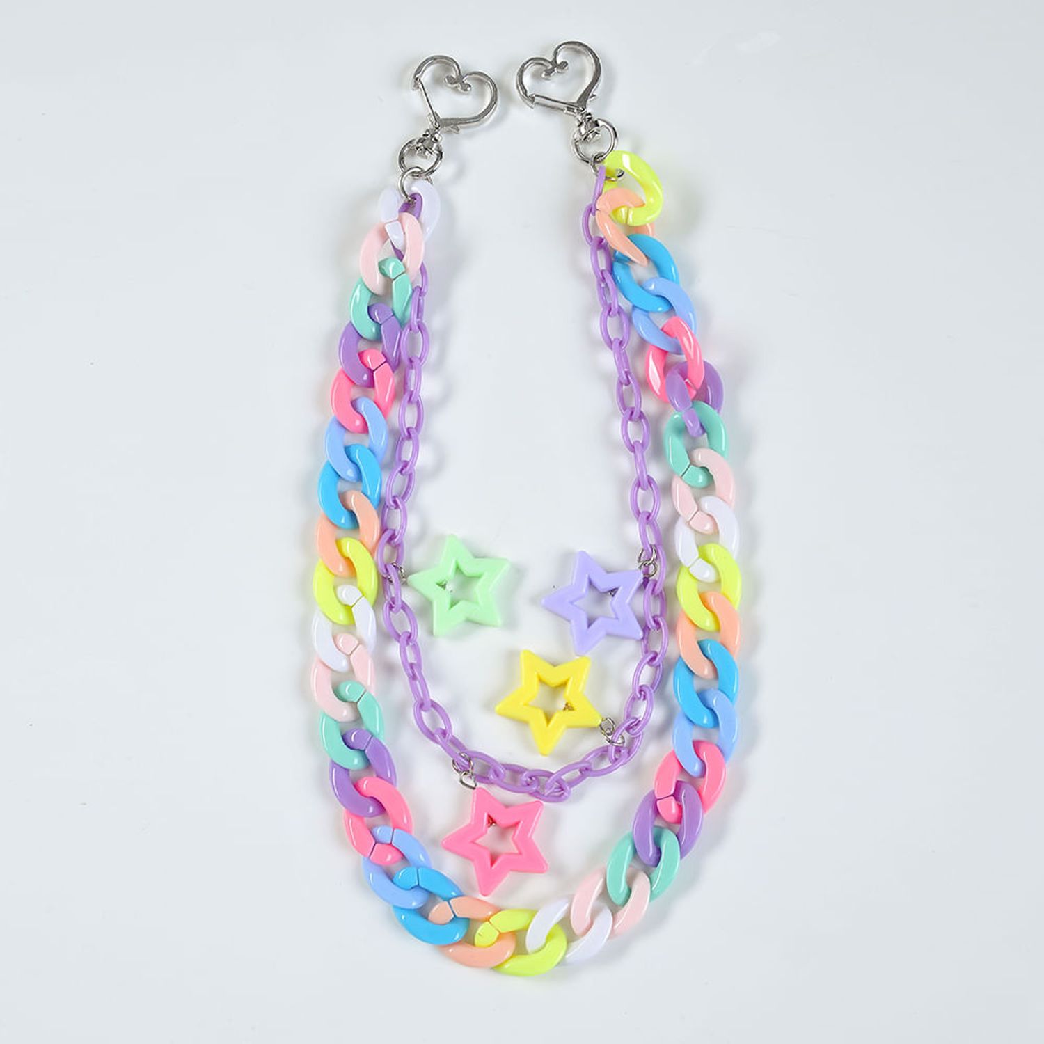 Colier multicolor cu stele fotografia produsului