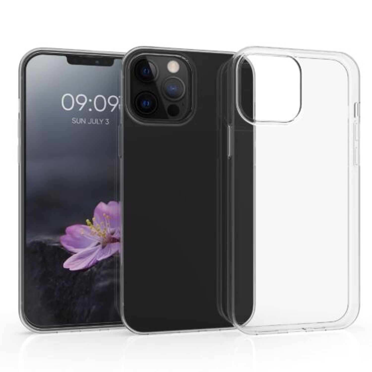 Husa pentru iPhone 13 Pro, Silicon, Transparent, 55959.03 fotografia produsului View 2 L
