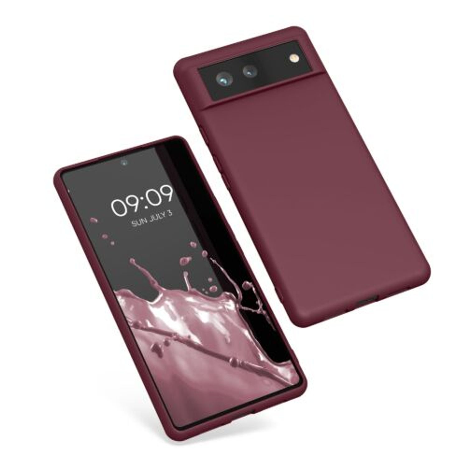 Husa pentru Google Pixel 6, Silicon, Violet, 55434.190, Kwmobile fotografia produsului View 2 L