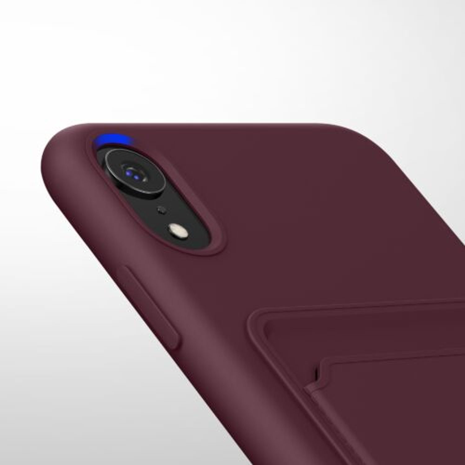 Husa pentru iPhone XR, Silicon, Violet, 55116.190 fotografia produsului View 7 L