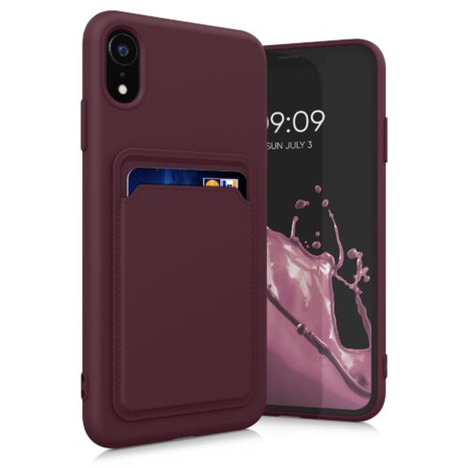 Husa pentru iPhone XR, Silicon, Violet, 55116.190 fotografia produsului