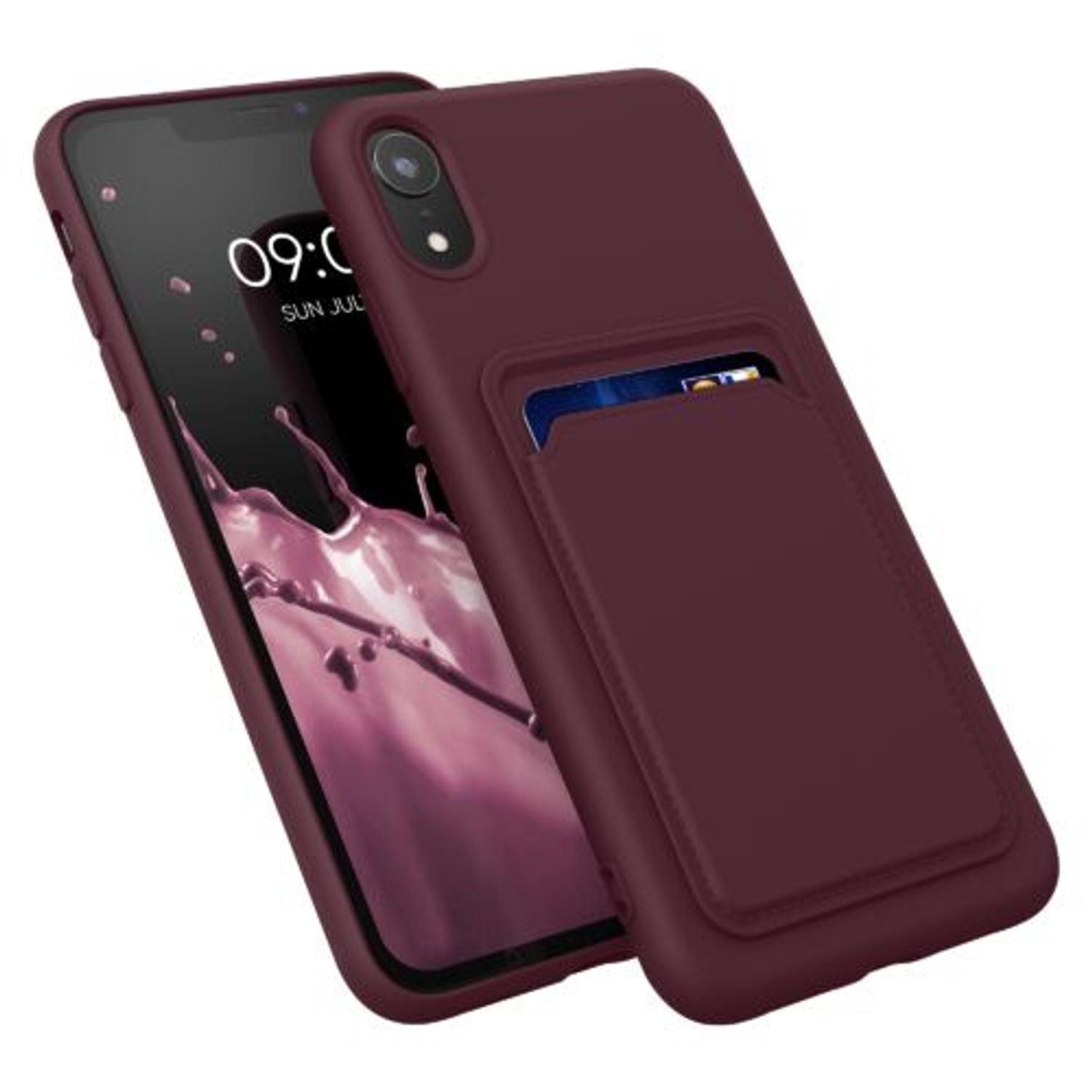 Husa pentru iPhone XR, Silicon, Violet, 55116.190 fotografia produsului View 2 L