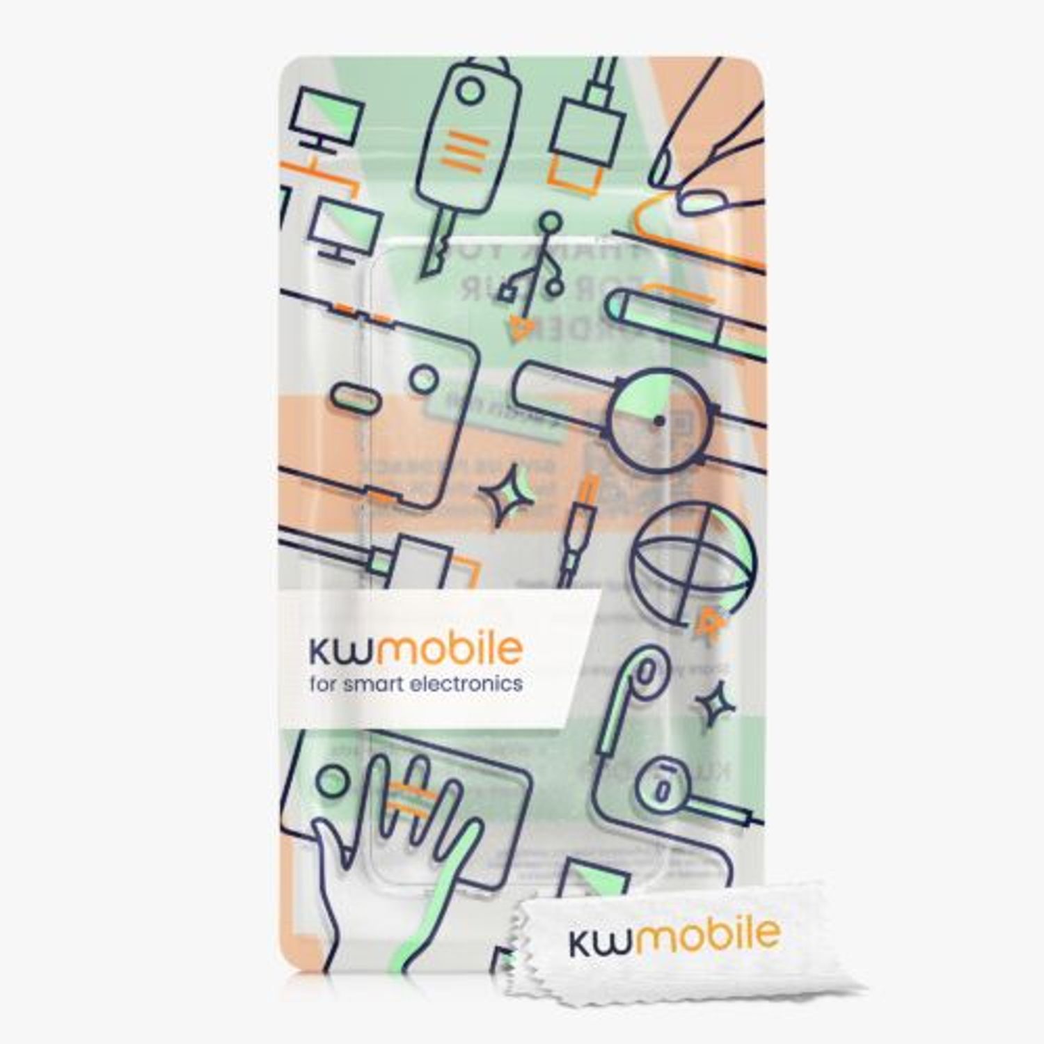 Husa pentru Xiaomi Redmi Note 9S/Redmi Note 9 Pro/Redmi Note 9 Pro Max, Silicon, Transparent, 56833.01, Kwmobile fotografia produsului View 7 L