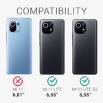 Husa pentru Xiaomi Mi 11 Lite 5G, Silicon, Transparent, 55095.03 fotografia produsului View 4 S