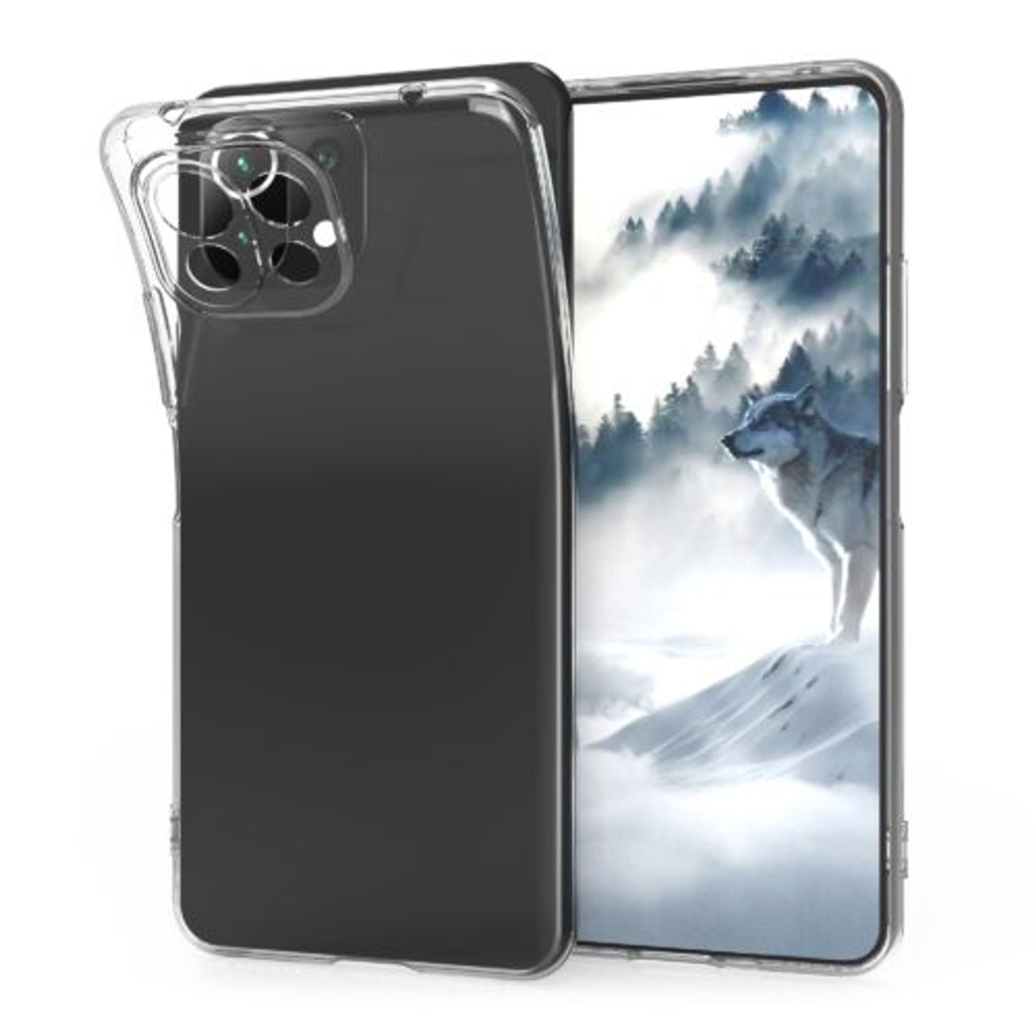 Husa pentru Xiaomi Mi 11 Lite 5G, Silicon, Transparent, 55095.03 fotografia produsului