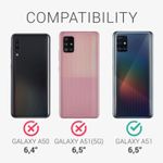 Husa Kwmobile pentru Samsung Galaxy A51, Silicon, Violet, 51196.190 fotografia produsului View 4 S