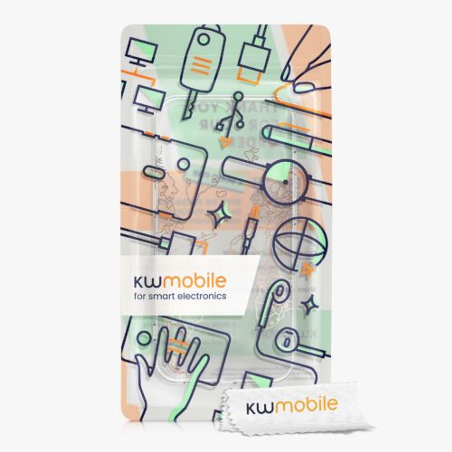 Husa pentru Apple iPhone 13 Pro, Silicon, Transparent, 57144.02, Kwmobile fotografia produsului View 8 L
