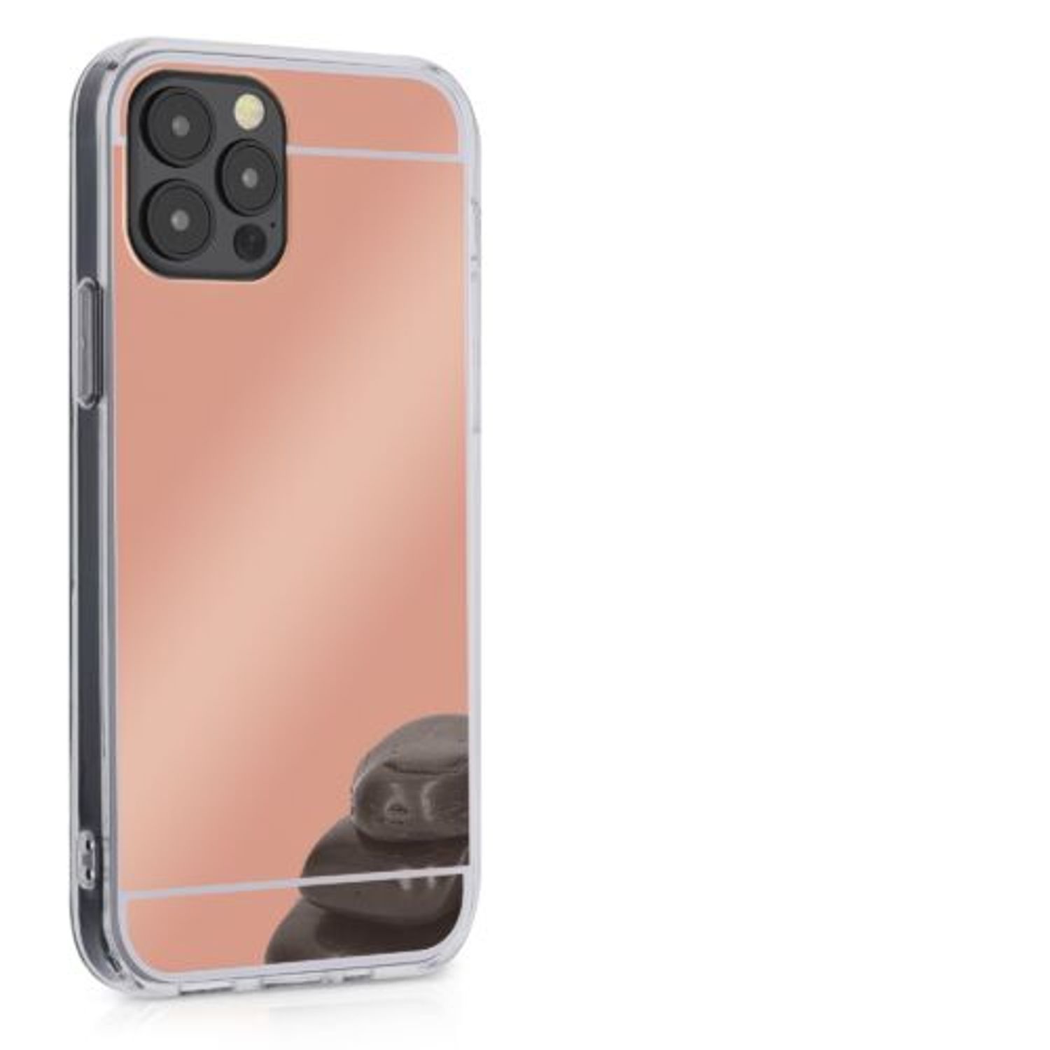 Husa pentru iPhone 12/iPhone 12 Pro, Silicon, Rose Gold, 55688.41 fotografia produsului View 8 L