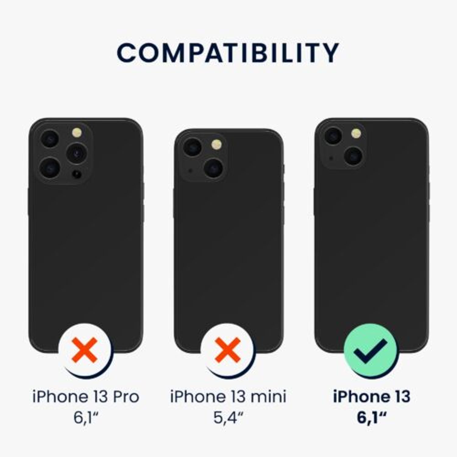 Husa pentru Apple iPhone 13, Silicon, Violet, 55878.190, Kwmobile fotografia produsului View 3 L
