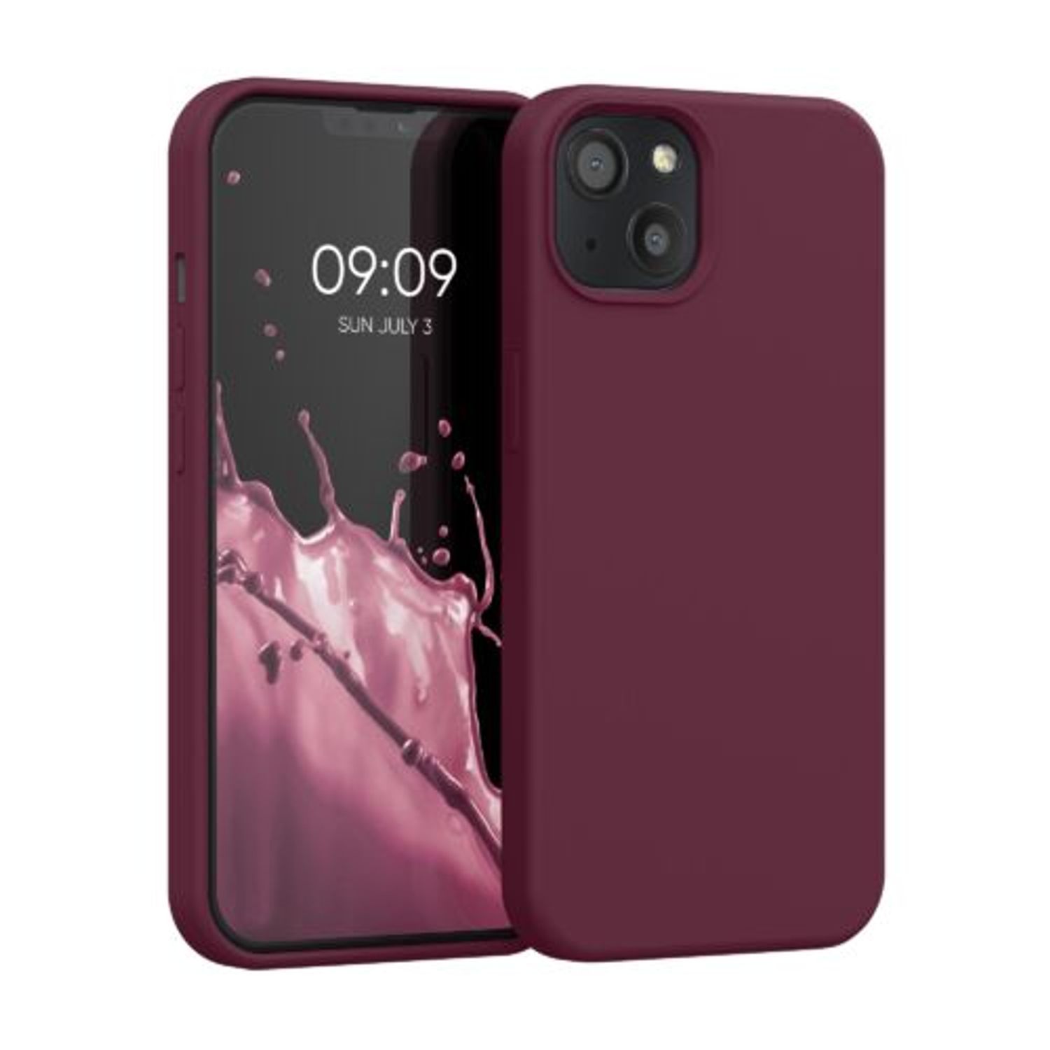 Husa pentru Apple iPhone 13, Silicon, Violet, 55878.190, Kwmobile fotografia produsului