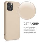 Husa pentru Apple iPhone 12/iPhone 12 Pro, Silicon, Crem, 53844.154 fotografia produsului View 8 S