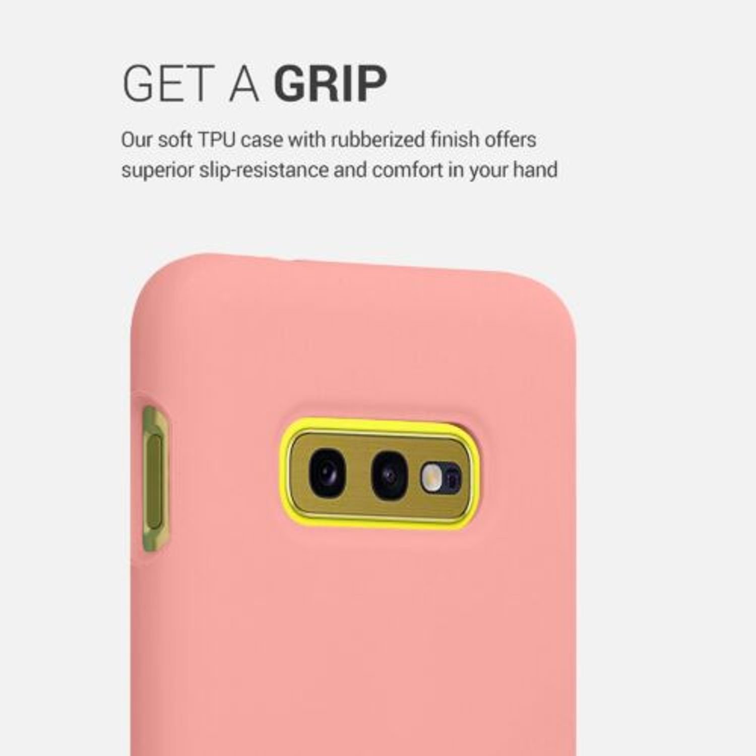 Husa pentru Samsung Galaxy S10e, Silicon, Rose Gold, 47944.56 fotografia produsului View 3 L