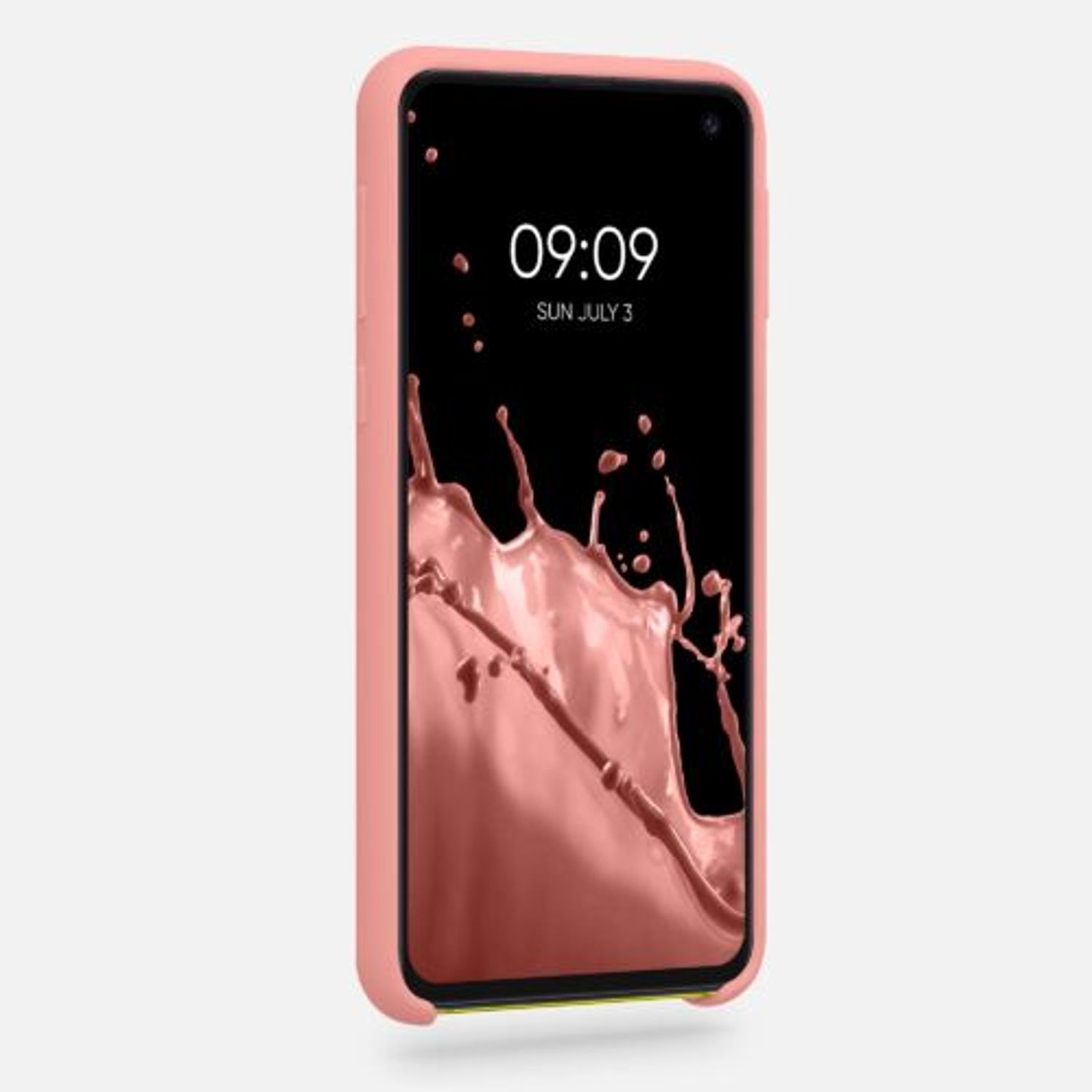 Husa pentru Samsung Galaxy S10e, Silicon, Rose Gold, 47944.56 fotografia produsului View 6 L