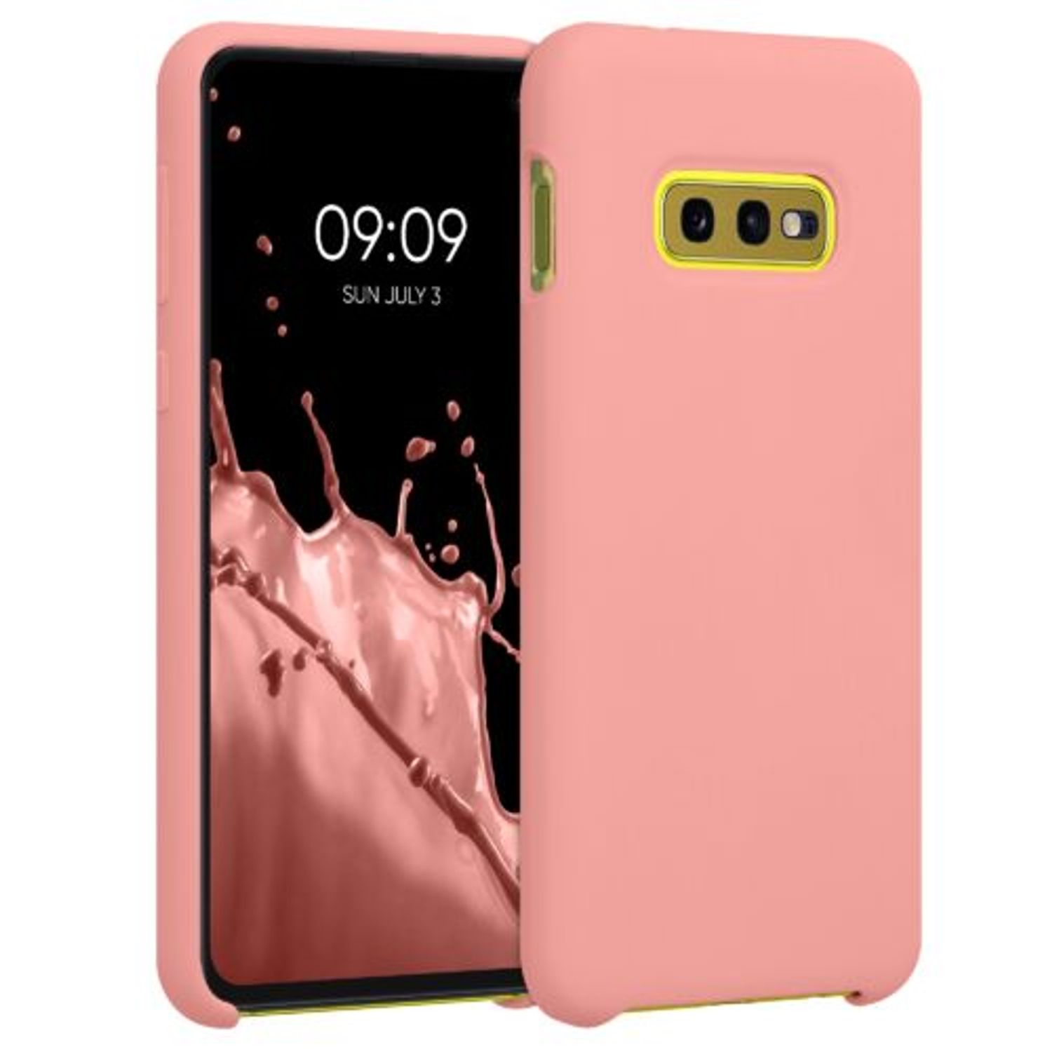 Husa pentru Samsung Galaxy S10e, Silicon, Rose Gold, 47944.56 fotografia produsului
