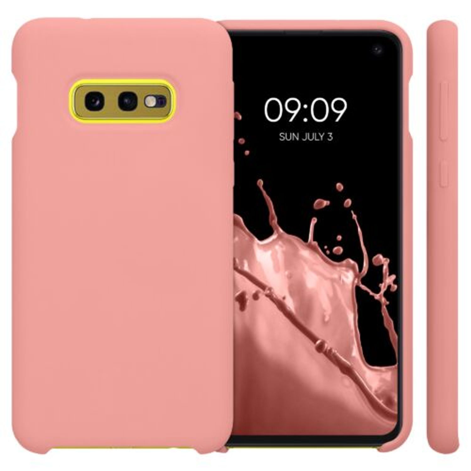 Husa pentru Samsung Galaxy S10e, Silicon, Rose Gold, 47944.56 fotografia produsului View 2 L