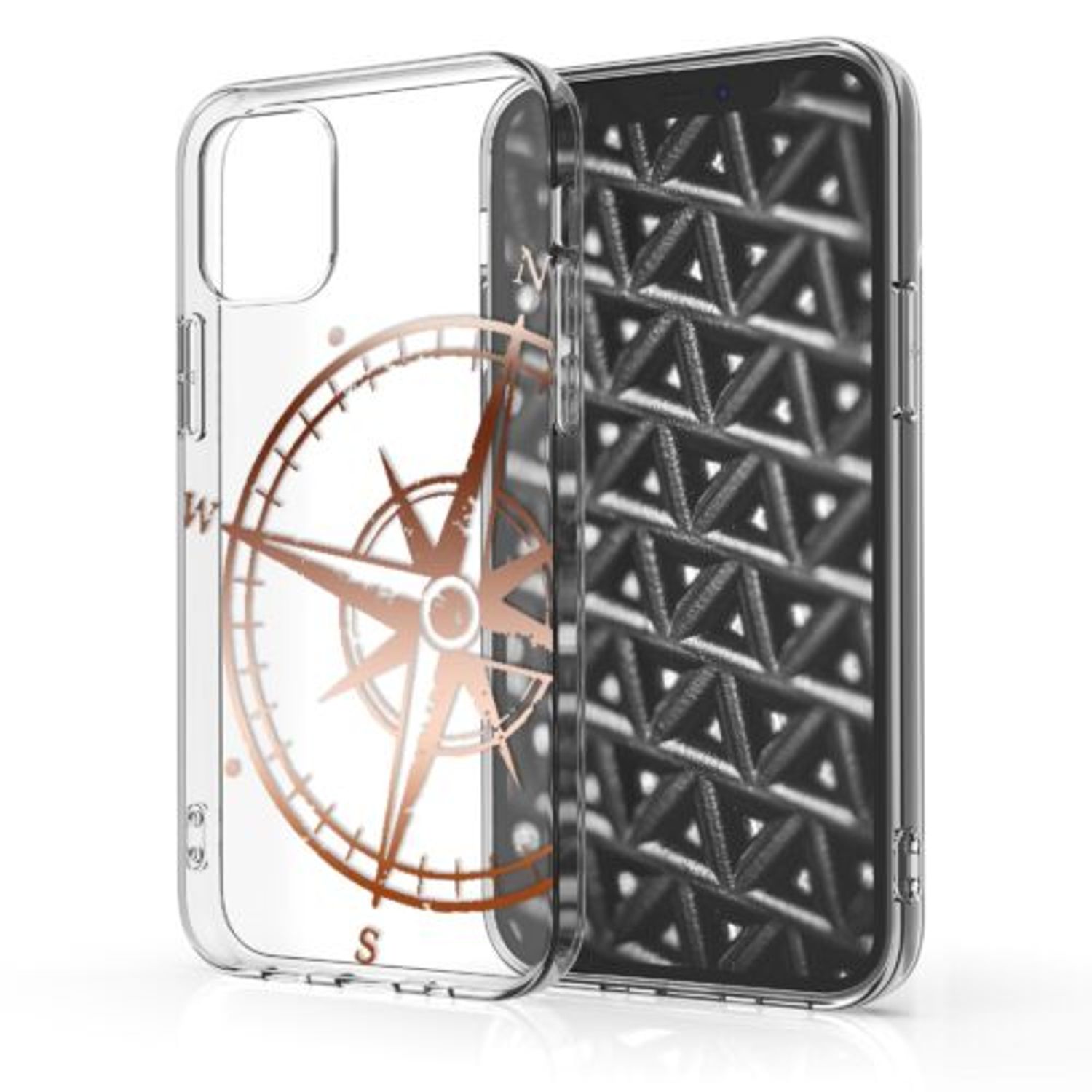 Husa pentru Apple iPhone 12 Mini, Silicon, Transparent, 53034.07, Kwmobile fotografia produsului View 2 L