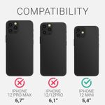 Husa pentru Apple iPhone 12 Mini, Silicon, Transparent, 53034.07, Kwmobile fotografia produsului View 6 S