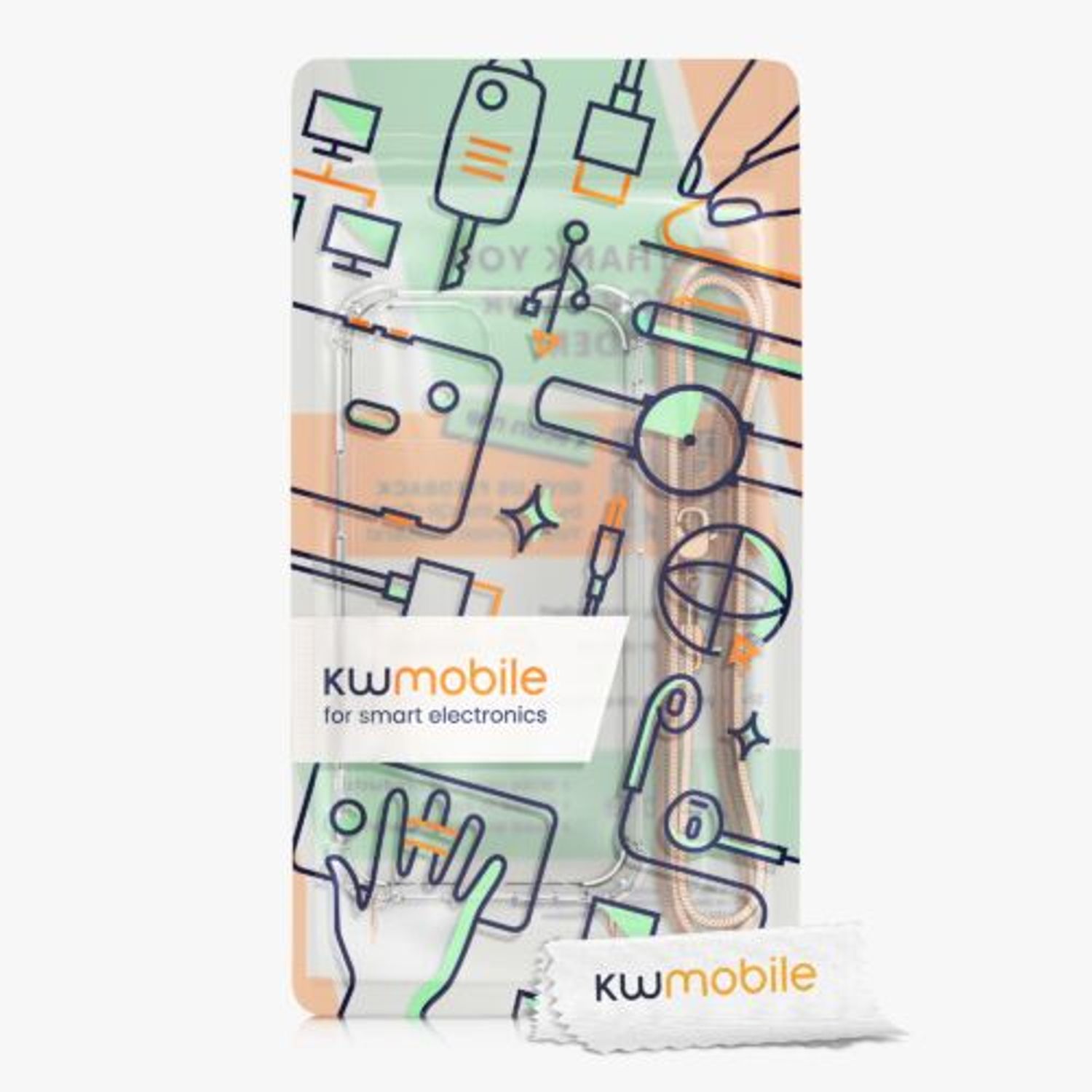 Husa pentru Apple iPhone 13, Silicon, Transparent, 55952.81, Kwmobile fotografia produsului View 7 L
