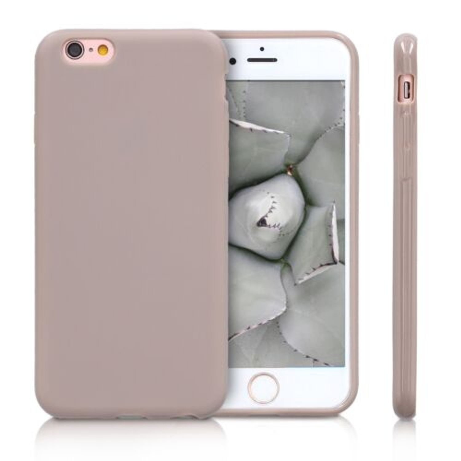 Husa pentru Apple iPhone 6/iPhone 6s, Silicon, Crem, 35176.96 fotografia produsului View 2 L