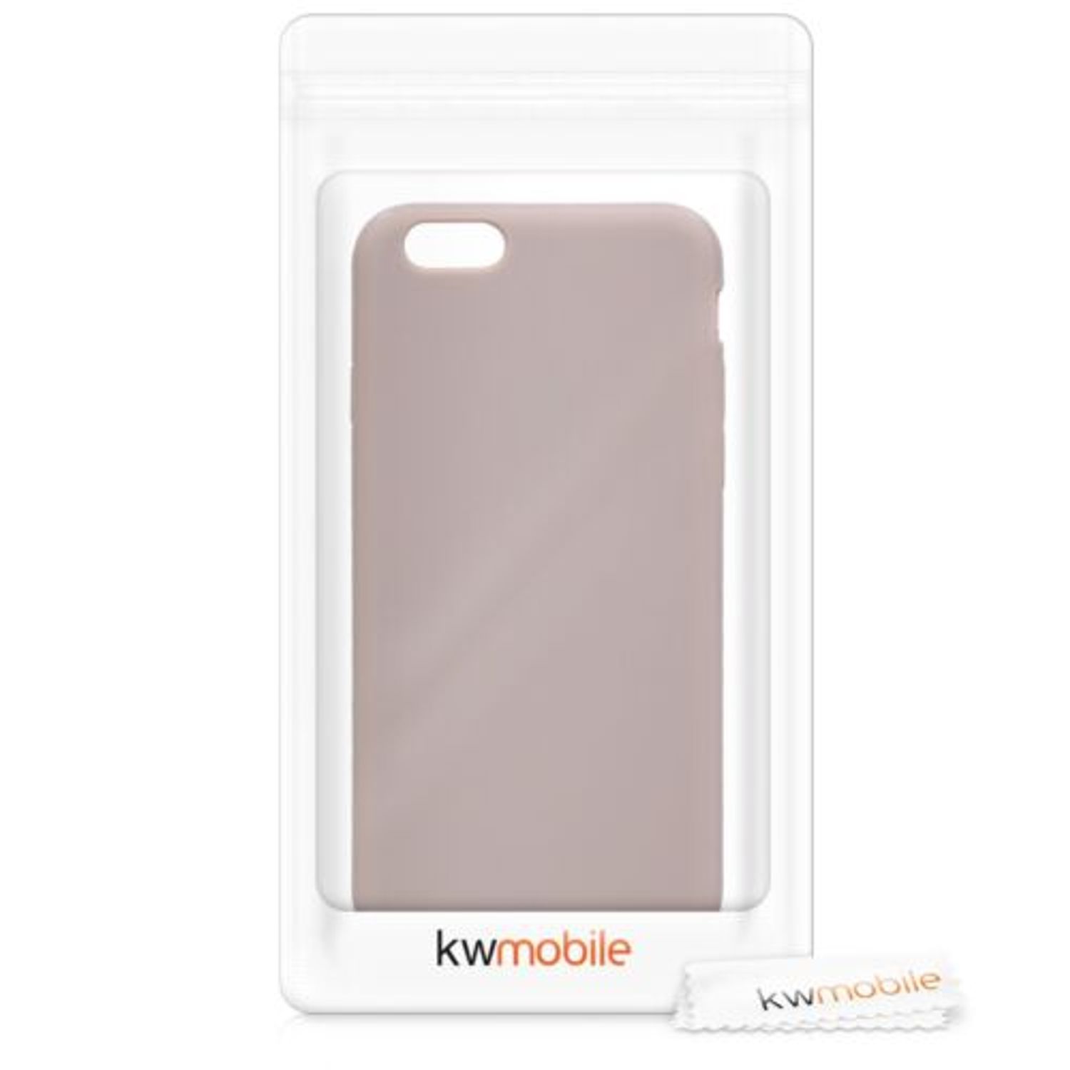 Husa pentru Apple iPhone 6/iPhone 6s, Silicon, Crem, 35176.96 fotografia produsului View 7 L