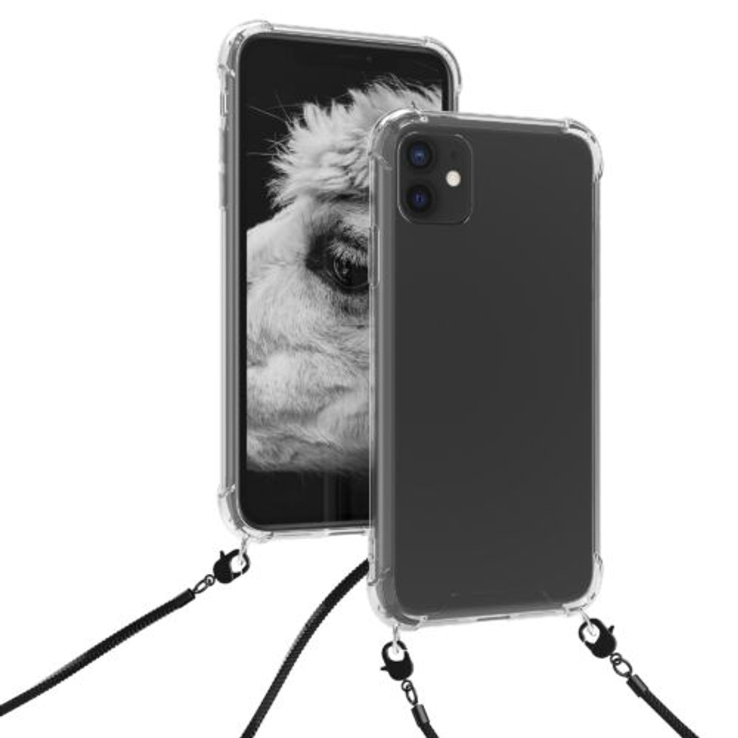 Husa pentru Apple iPhone 11, Silicon, Transparent, 50633.01, Kwmobile fotografia produsului View 4 L