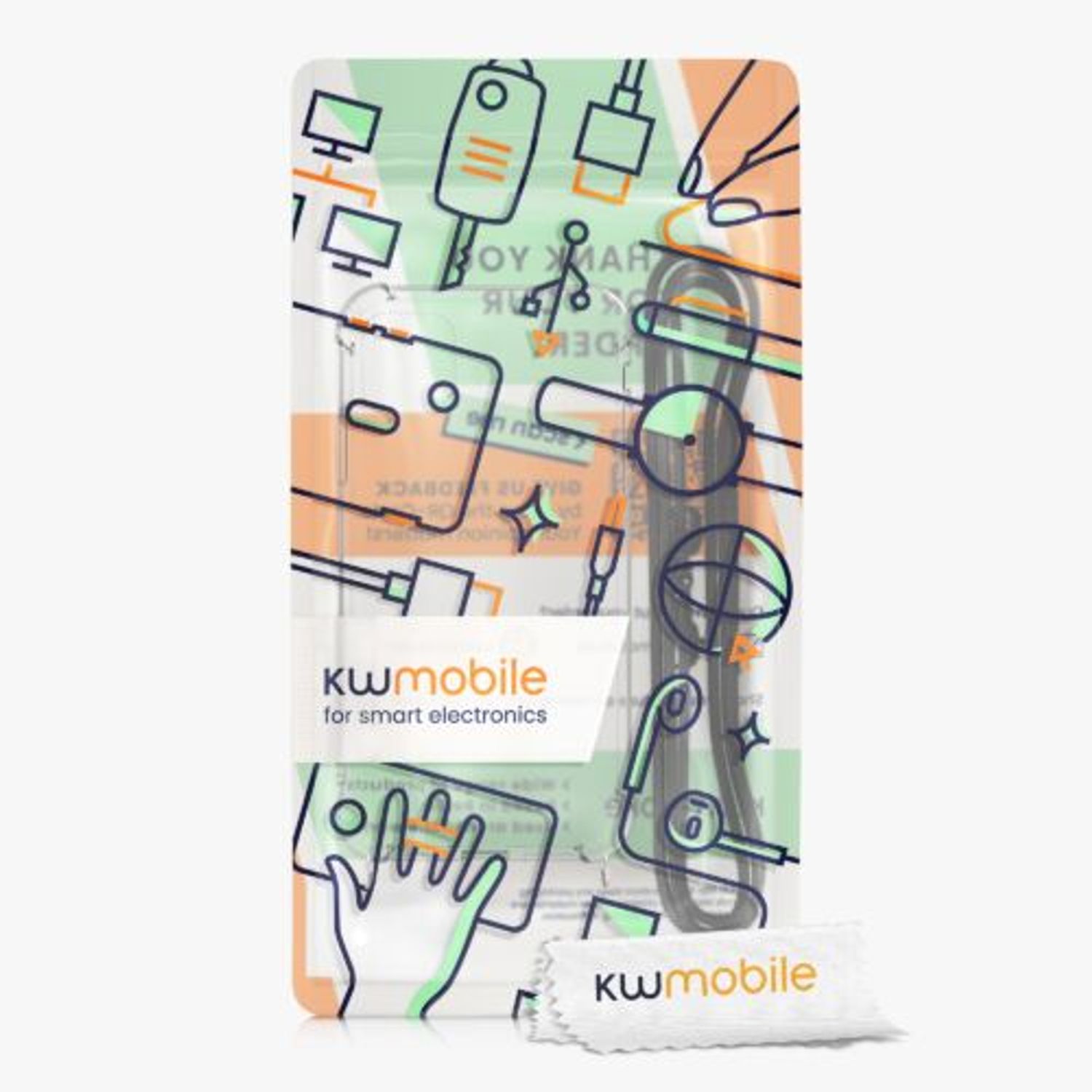 Husa pentru Apple iPhone 11, Silicon, Transparent, 50633.01, Kwmobile fotografia produsului View 7 L