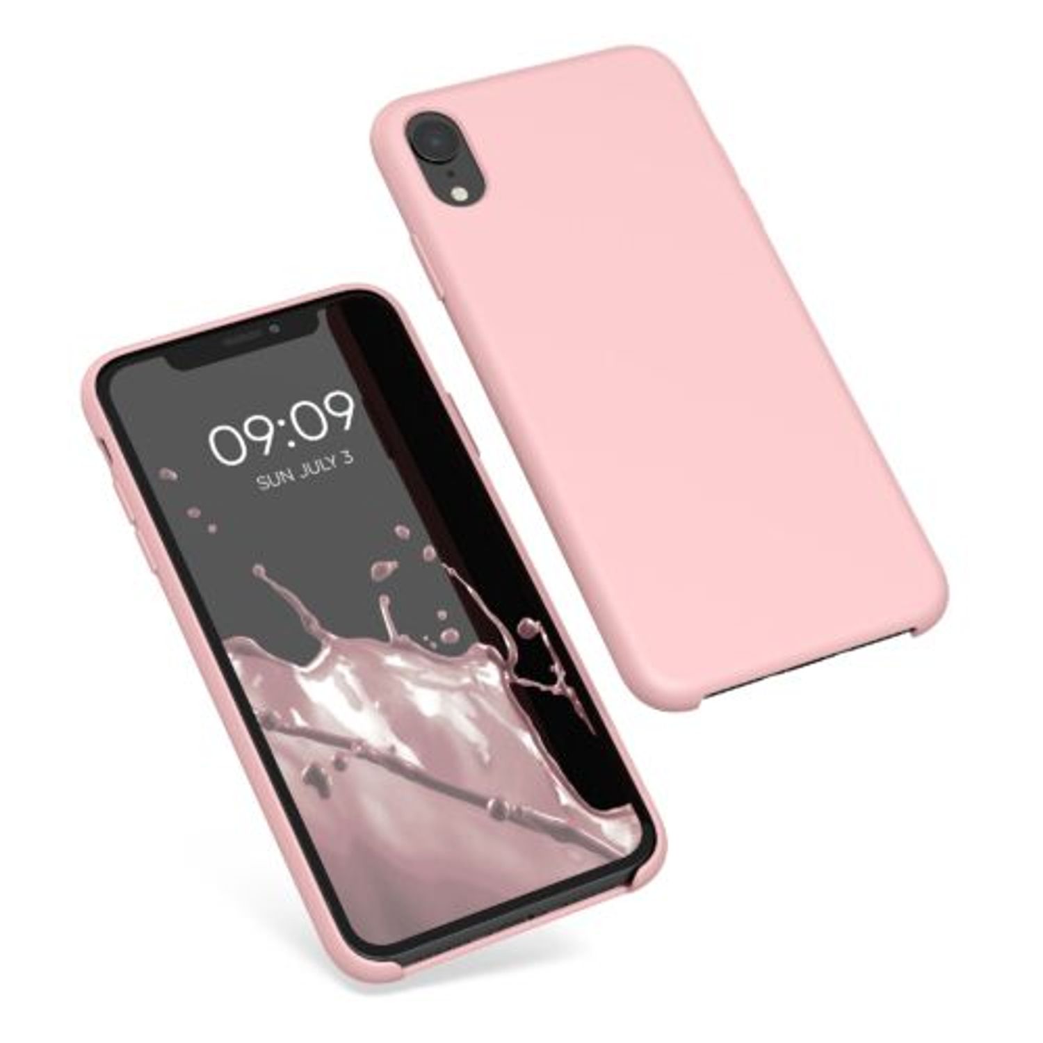 Husa pentru Apple iPhone XR, Silicon, Rose Gold, 45910.89 fotografia produsului View 2 L