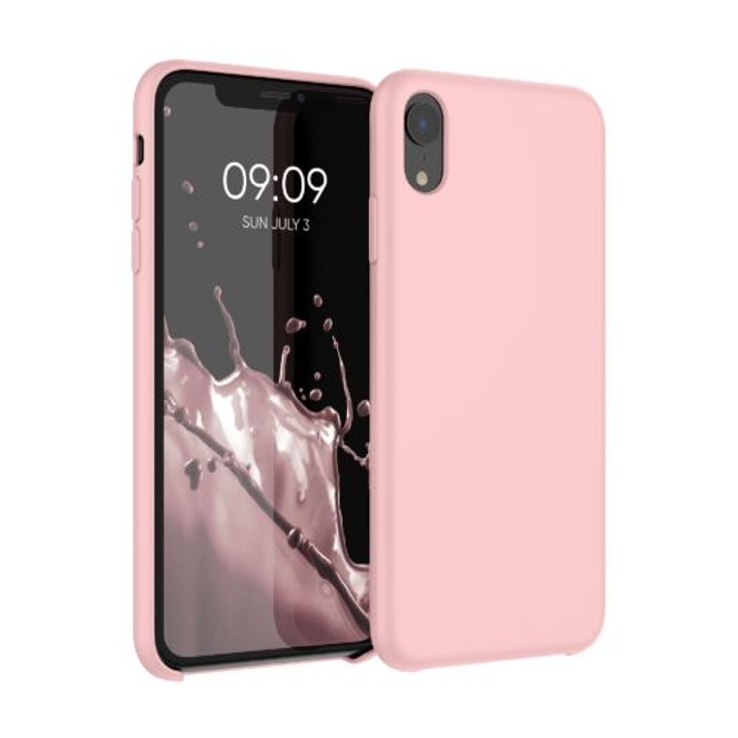 Husa pentru Apple iPhone XR, Silicon, Rose Gold, 45910.89 fotografia produsului
