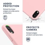 Husa pentru Apple iPhone XR, Silicon, Rose Gold, 45910.89 fotografia produsului View 3 S