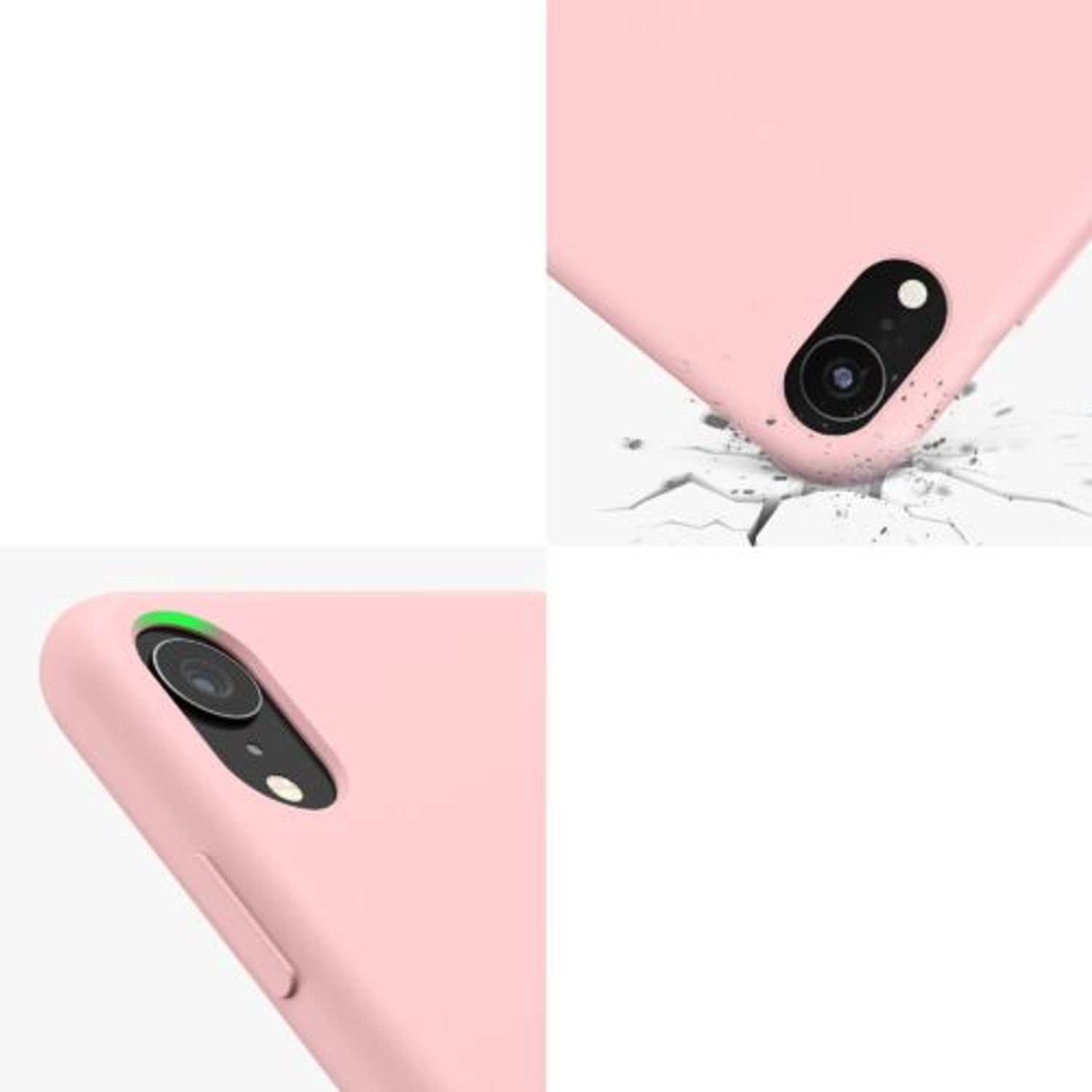 Husa pentru Apple iPhone XR, Silicon, Rose Gold, 45910.89 fotografia produsului View 10 L