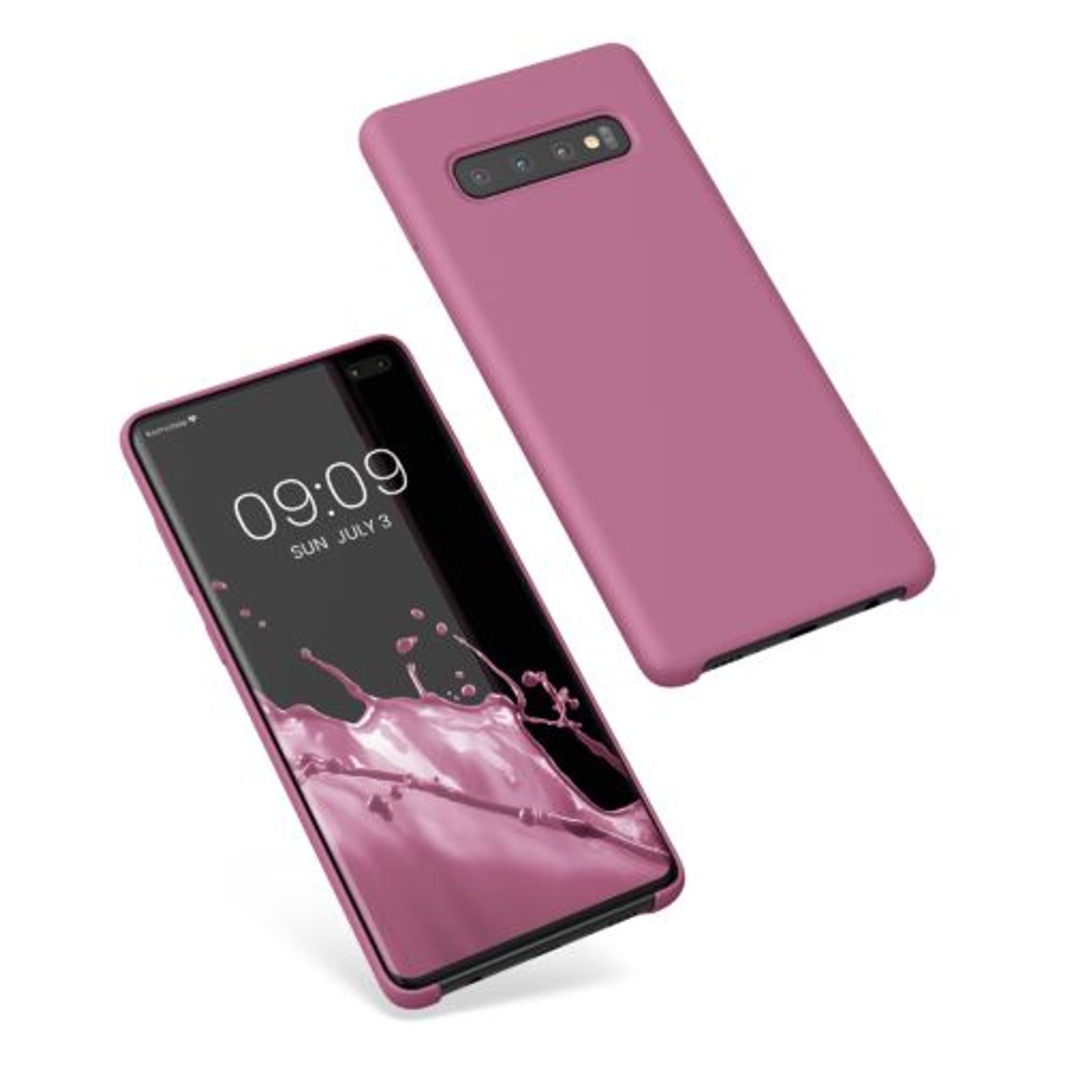 Husa Kwmobile pentru Samsung Galaxy S10 Plus, Silicon, Violet, 49028.167 fotografia produsului