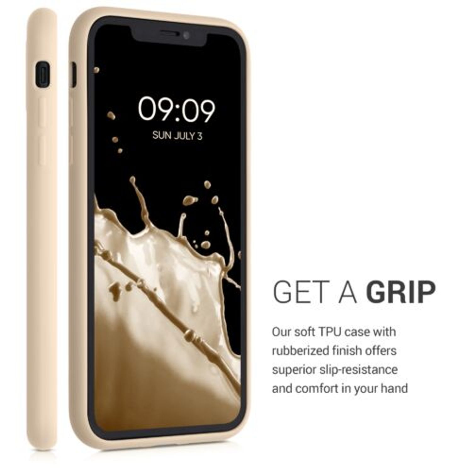Husa pentru iPhone XR, Silicon, Crem, 49101.154 fotografia produsului View 4 L