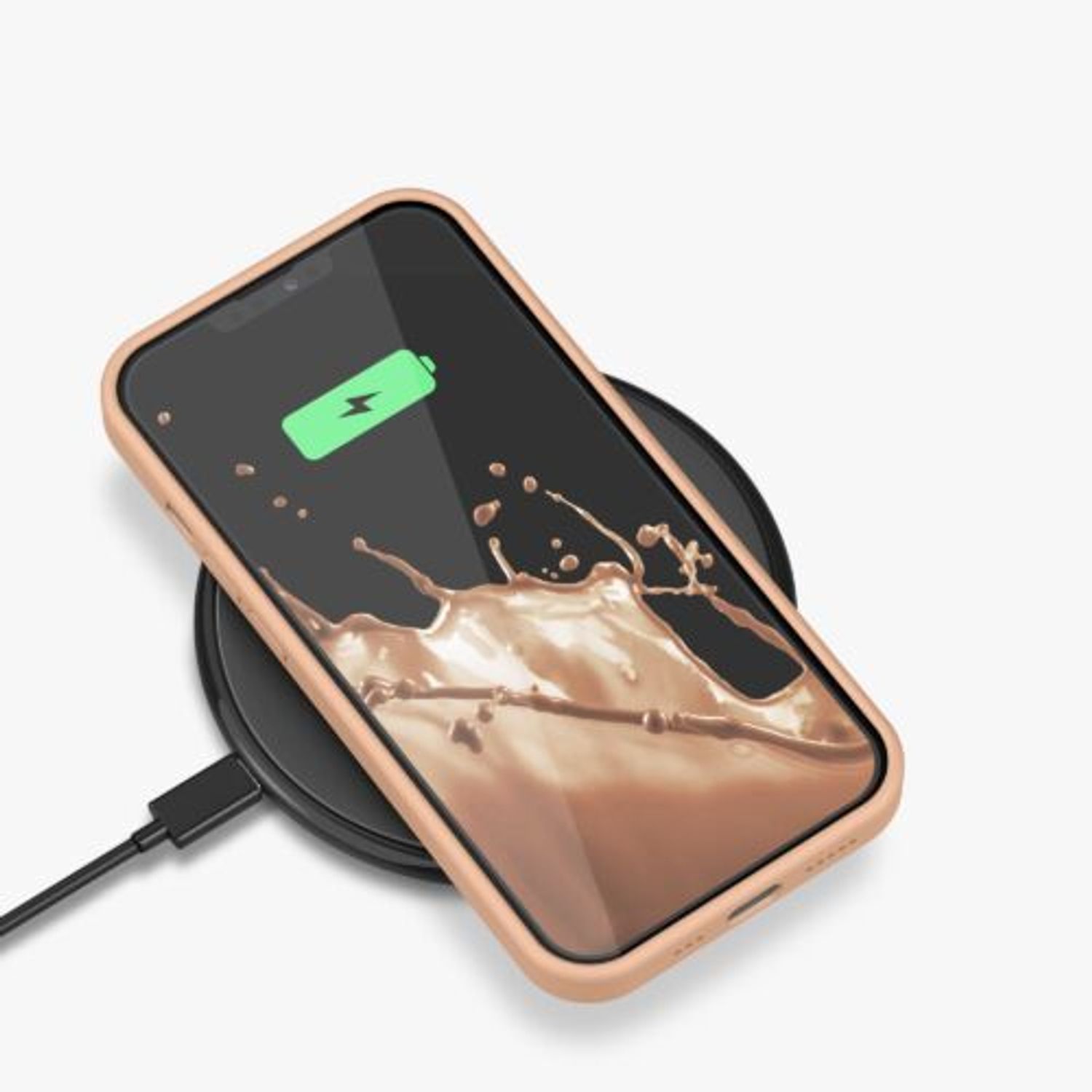 Husa pentru iPhone 13, Silicon, Rose Gold, 55878.138 fotografia produsului View 5 L