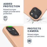 Husa pentru iPhone 13, Silicon, Rose Gold, 55878.138 fotografia produsului View 8 S