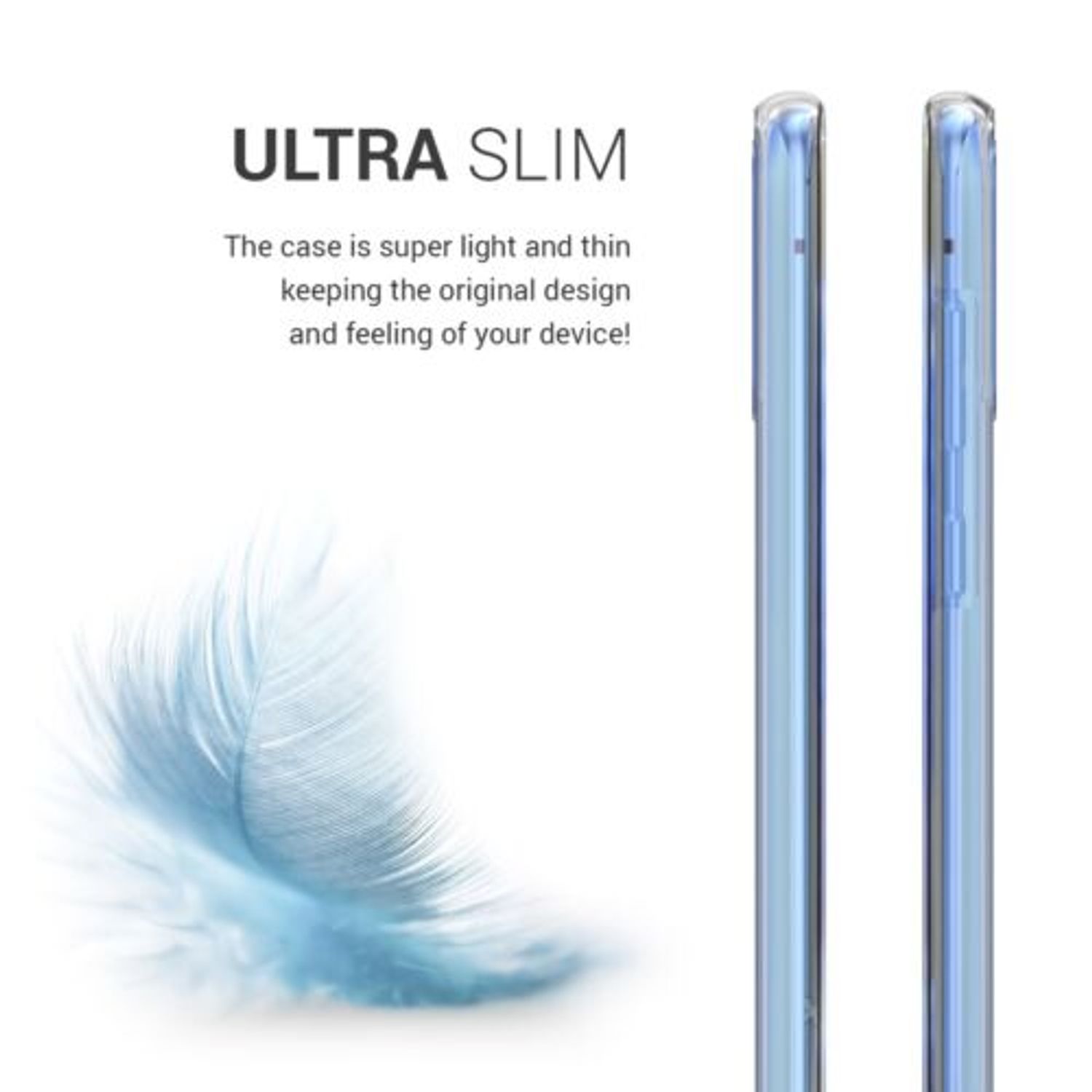 Husa pentru Samsung Galaxy S20, Silicon, Transparent, 51238.03 fotografia produsului View 5 L
