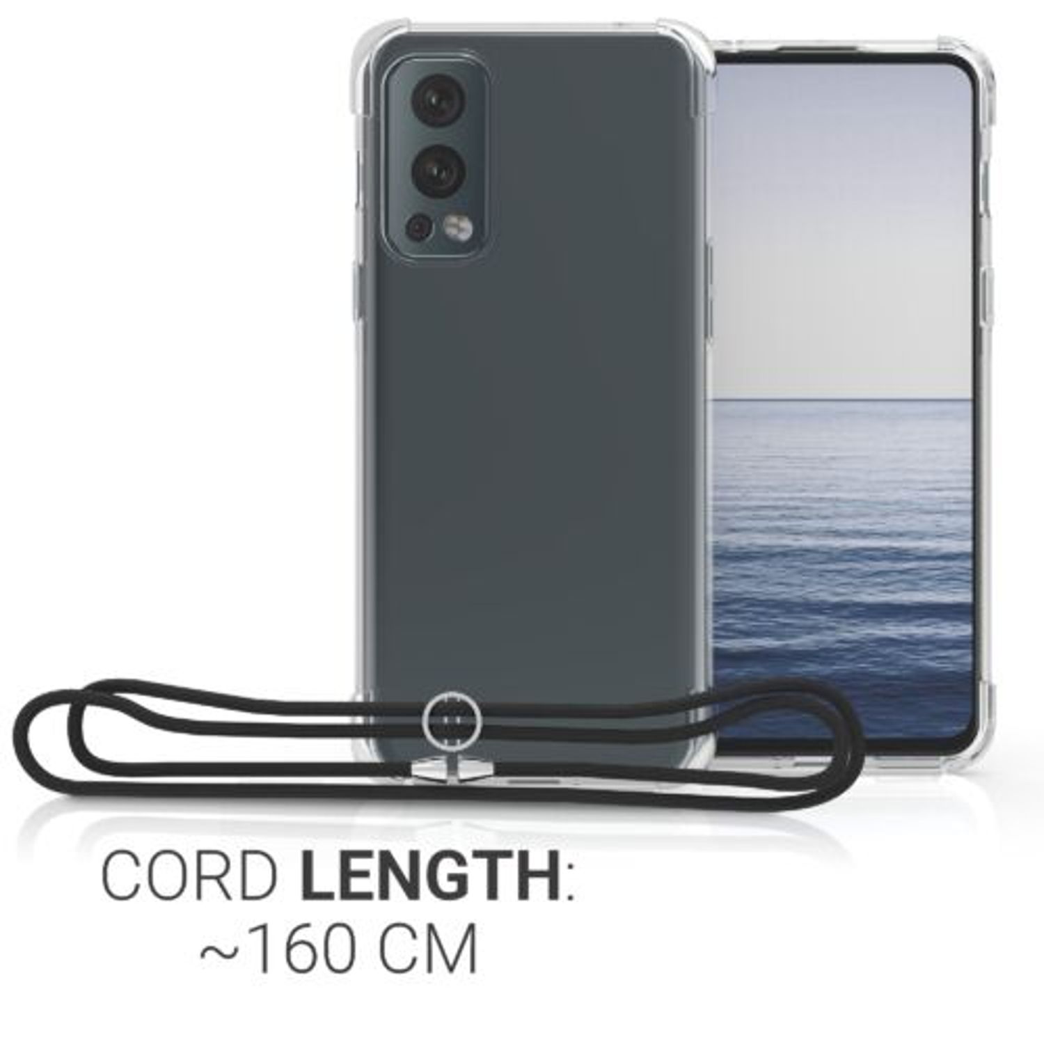 Husa pentru OnePlus Nord 2 5G, Silicon, Transparent, 56033.01 fotografia produsului View 4 L