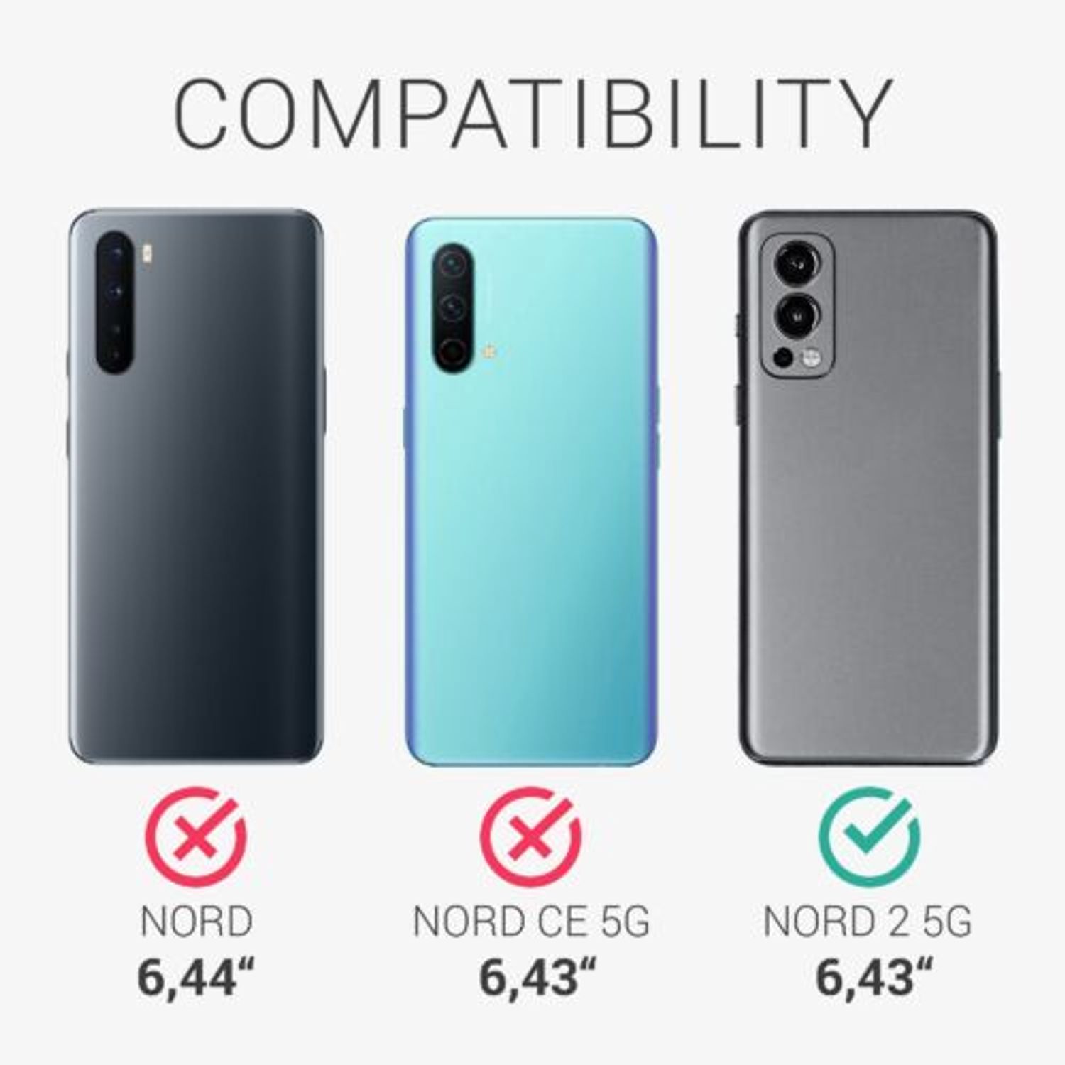 Husa pentru OnePlus Nord 2 5G, Silicon, Transparent, 56033.01 fotografia produsului View 5 L