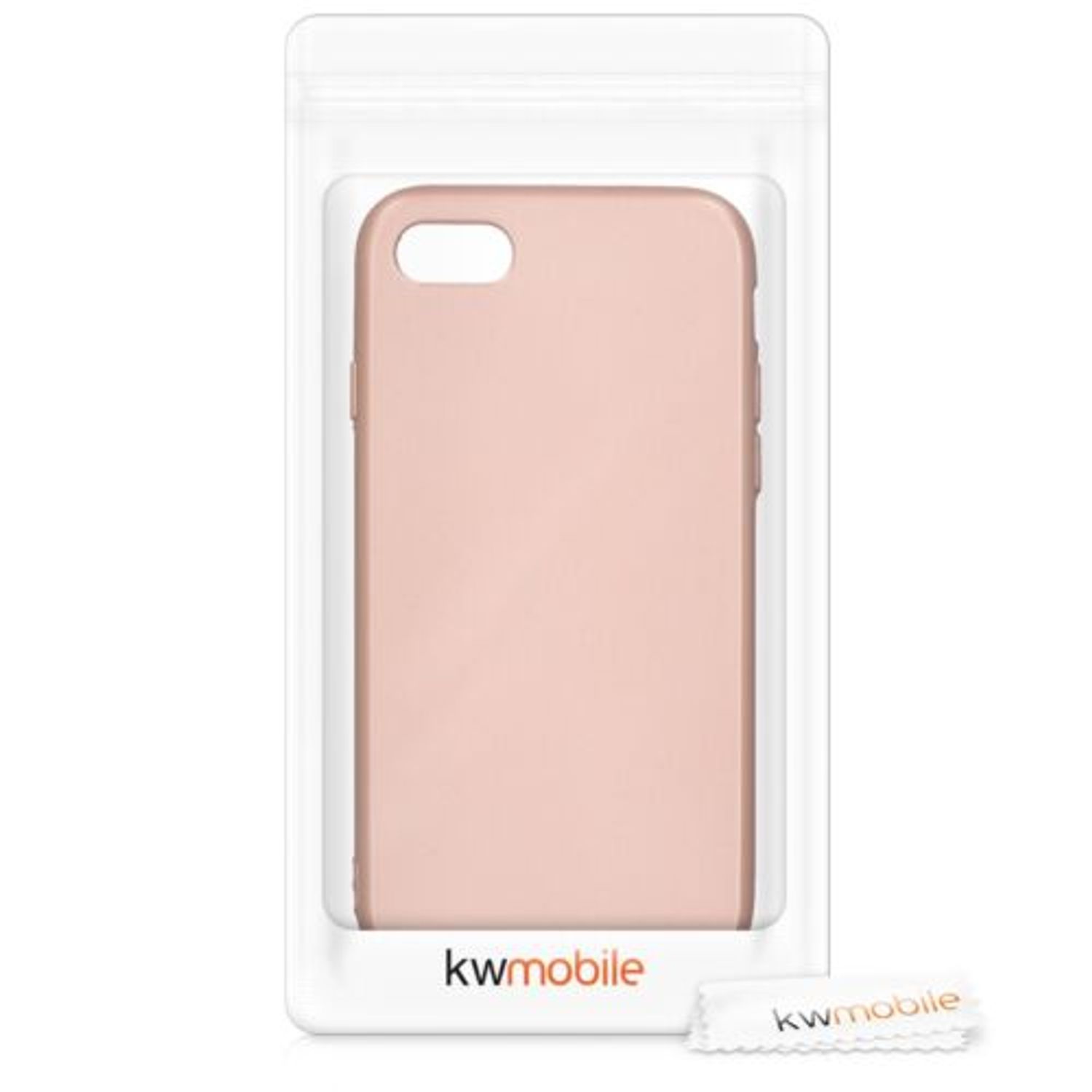 Husa pentru Apple iPhone 8/iPhone 7/iPhone SE 2, Silicon, Rose Gold, 40350.31 fotografia produsului View 8 L