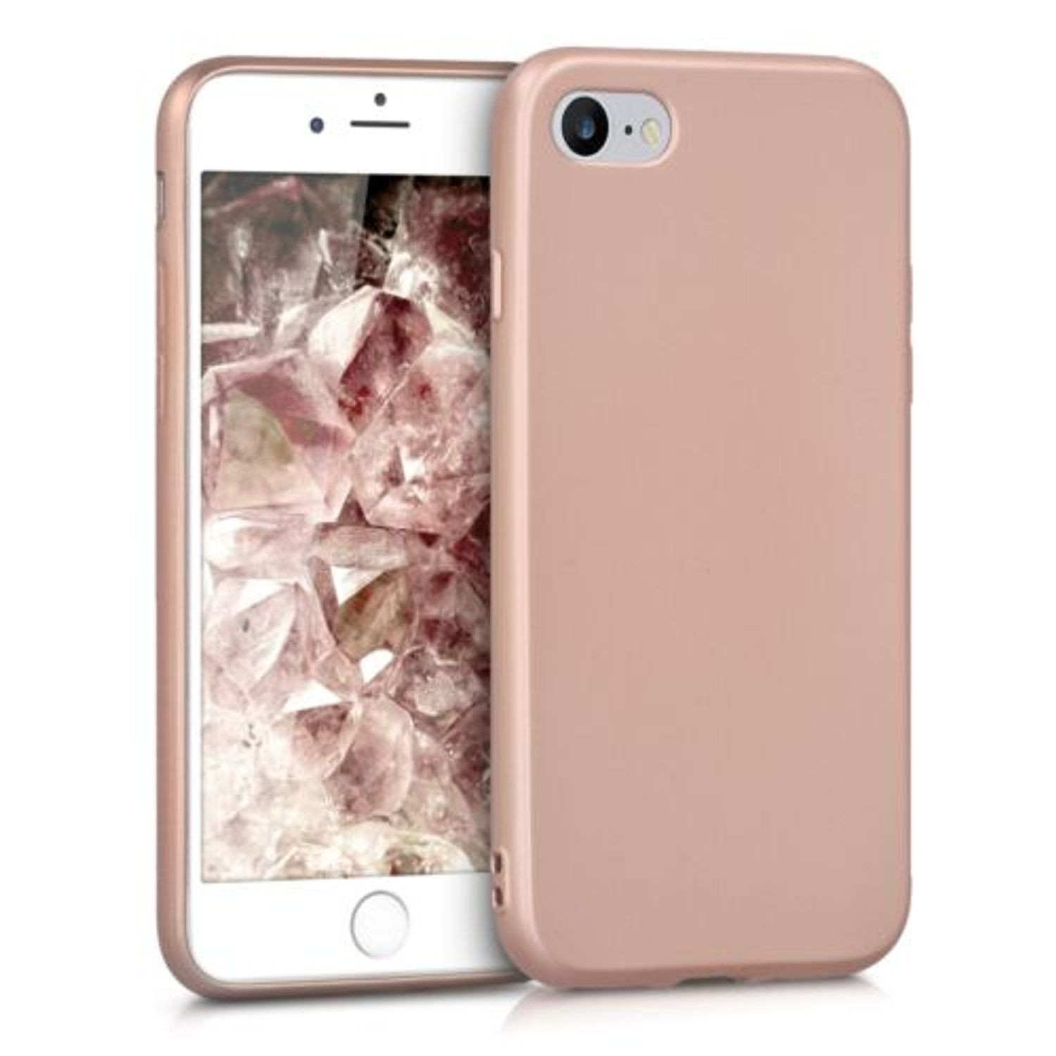 Husa pentru Apple iPhone 8/iPhone 7/iPhone SE 2, Silicon, Rose Gold, 40350.31 fotografia produsului
