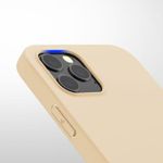 Husa pentru Apple iPhone 12 Pro Max, Silicon, Crem, 53940.210 fotografia produsului View 9 S