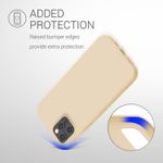 Husa pentru Apple iPhone 12 Pro Max, Silicon, Crem, 53940.210 fotografia produsului View 10 S