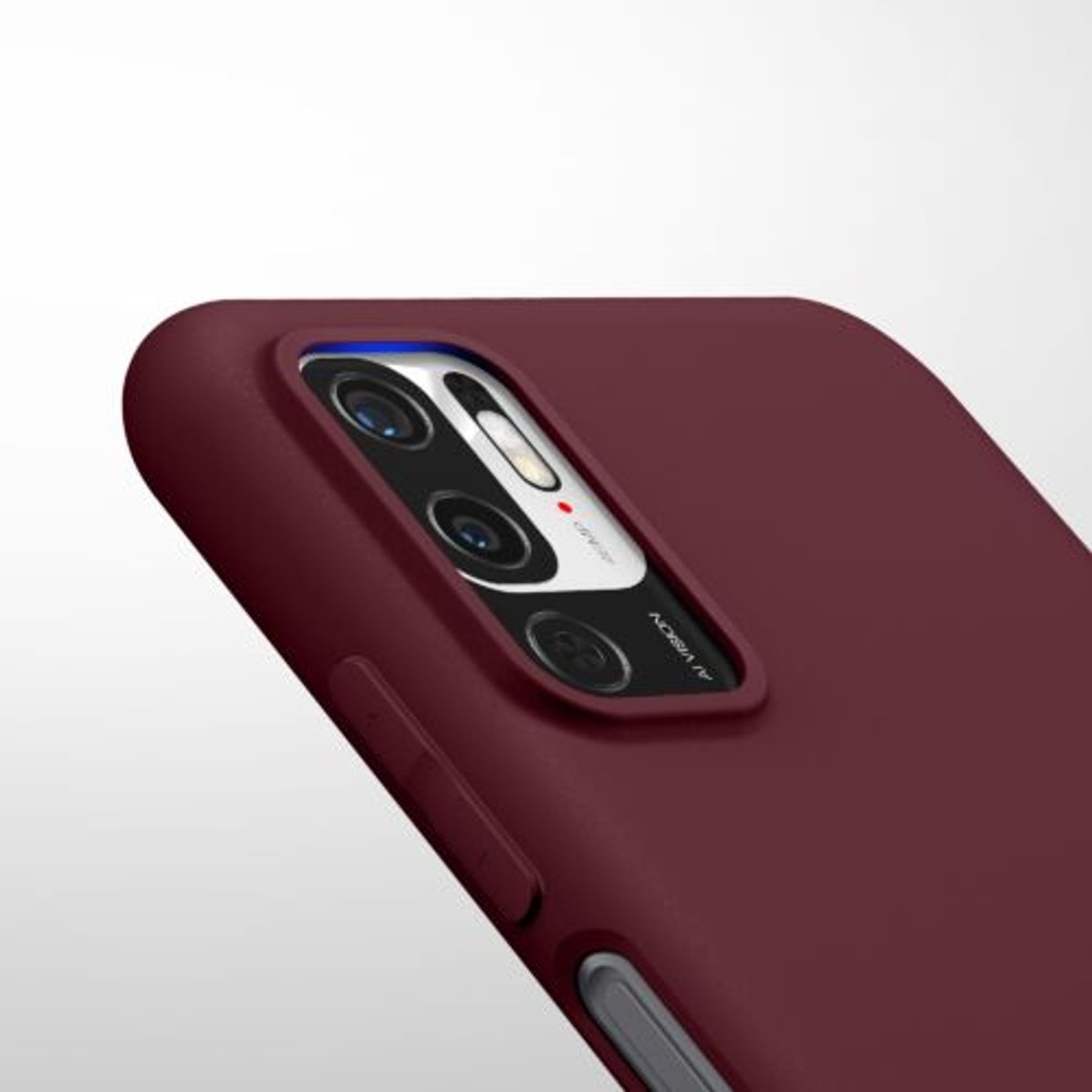 Husa pentru Xiaomi Redmi Note 10 5G, Silicon, Violet, 54947.190 fotografia produsului View 7 L
