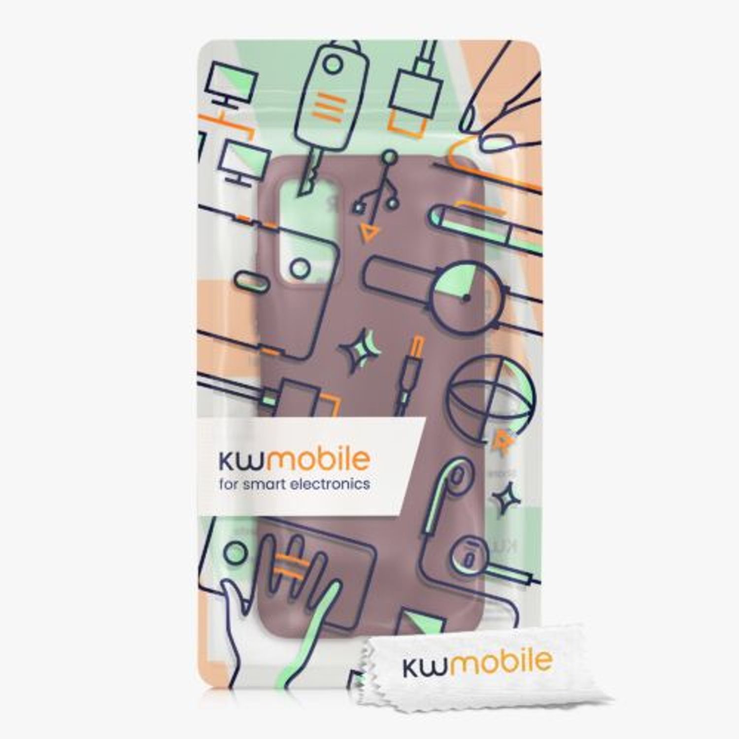 Husa pentru Xiaomi Redmi Note 10 5G, Silicon, Violet, 54947.190 fotografia produsului View 8 L