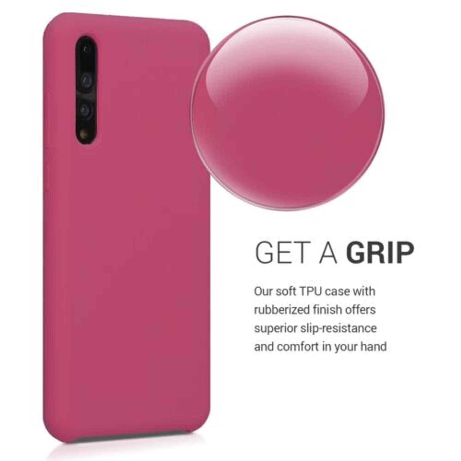 Husa pentru Huawei P20 Pro, Silicon, Violet, 47706.100 fotografia produsului View 4 L