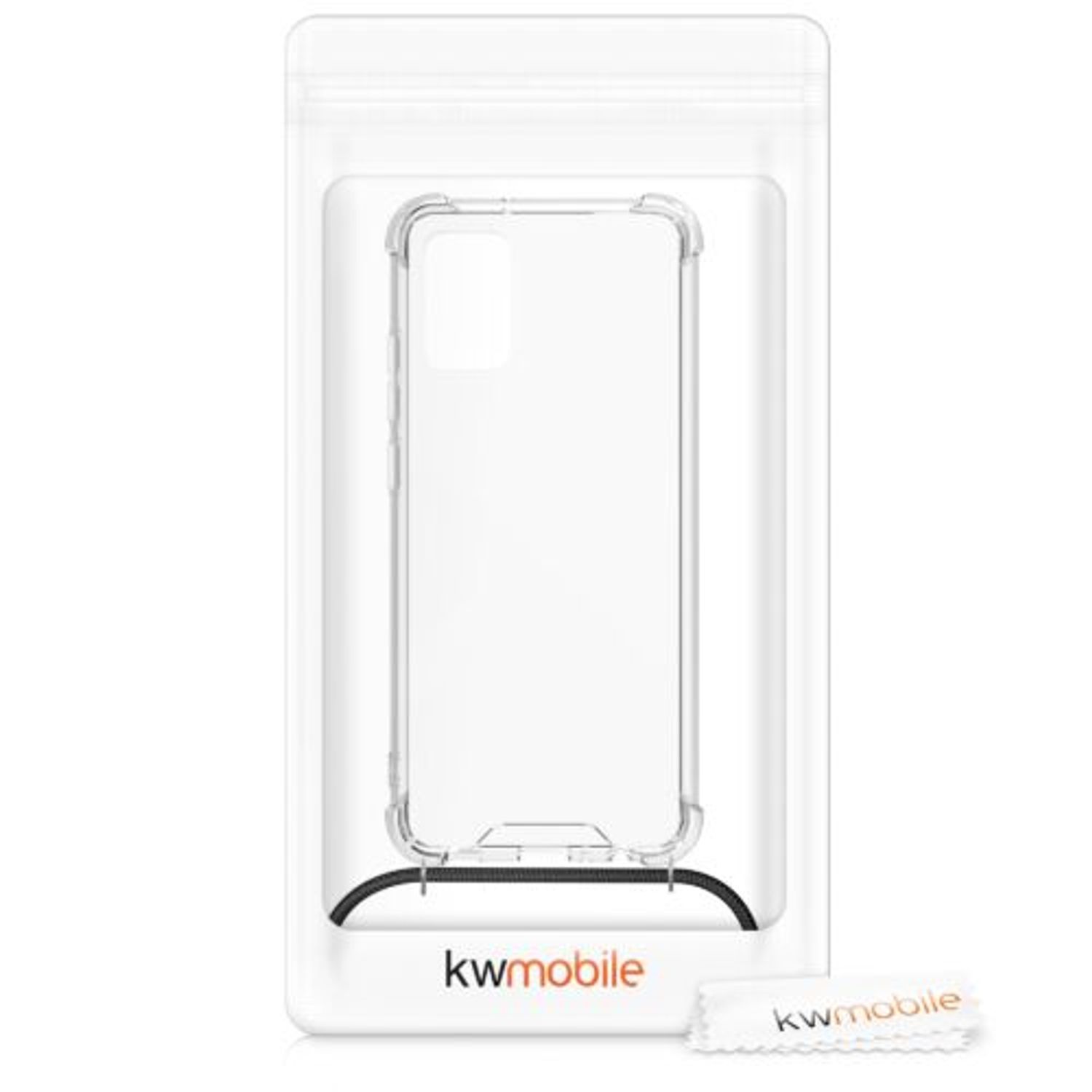 Husa pentru Samsung Galaxy A02s, Silicon, Transparent, 55090.01, Kwmobile fotografia produsului View 8 L