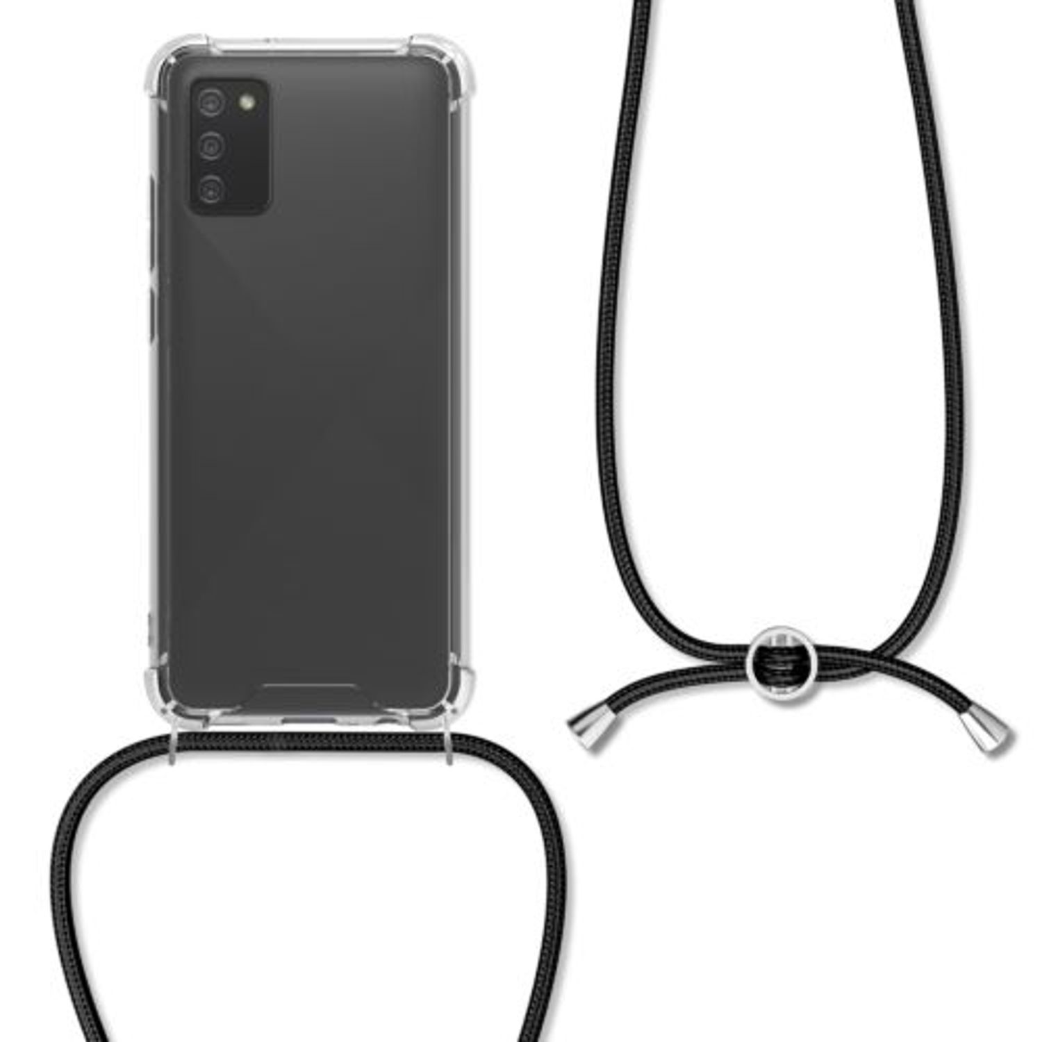 Husa pentru Samsung Galaxy A02s, Silicon, Transparent, 55090.01, Kwmobile fotografia produsului View 2 L
