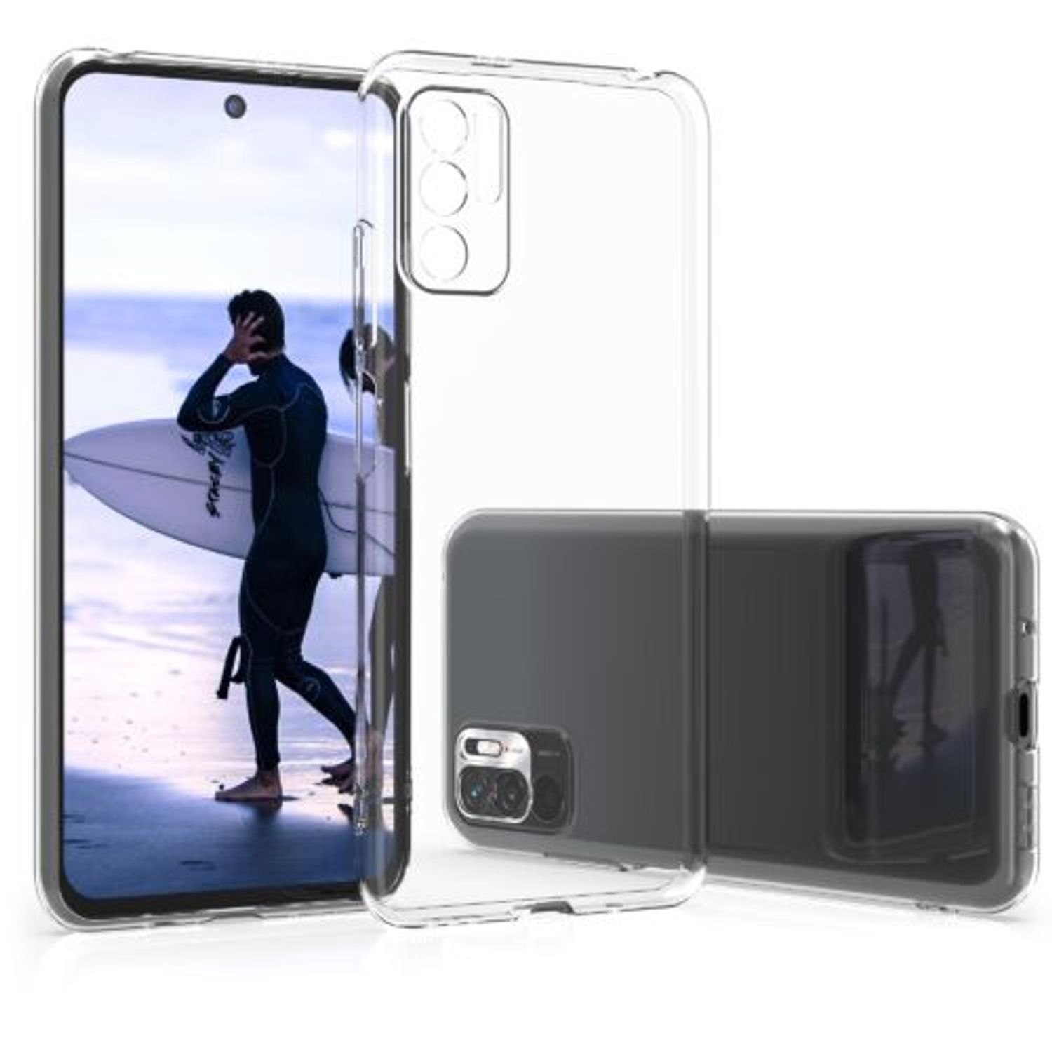 Husa pentru Xiaomi Redmi Note 10 5G, Silicon, Transparent, 54951.03 fotografia produsului View 9 L